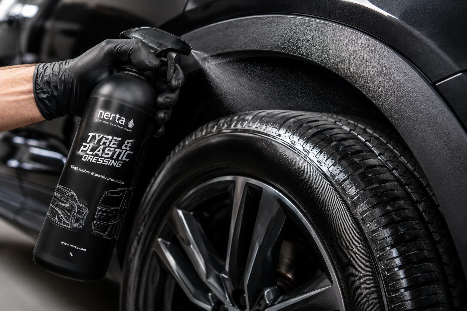 Nerta Tyre & Plastic Dressing 1 L